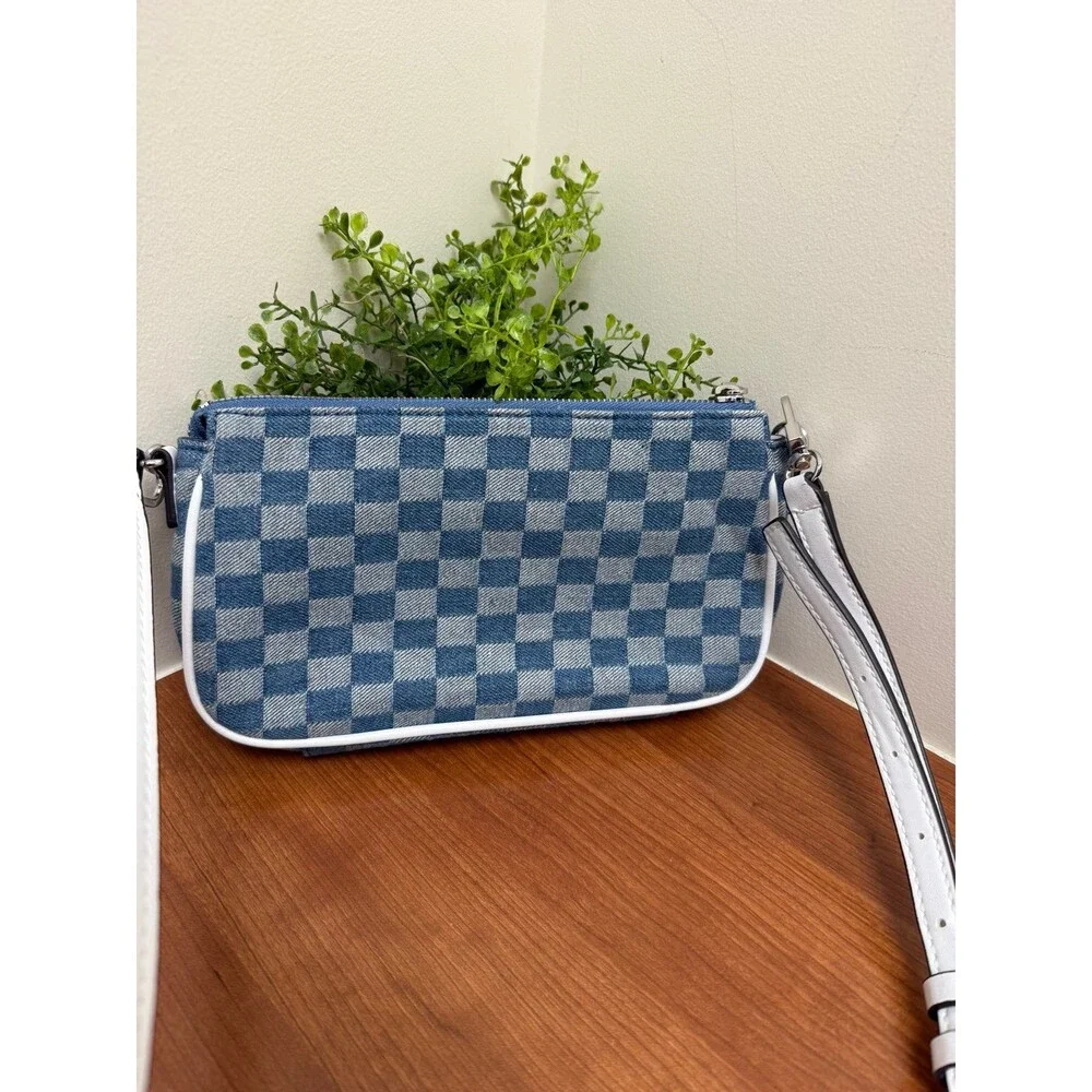 Guess Arie Vintage double pouch crossbody - blue NEOT